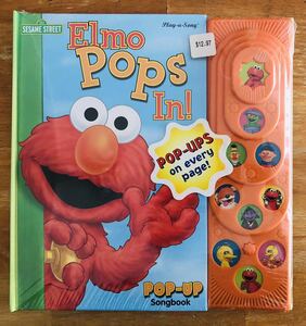 幼児向け英字書 セサミストリート SESAME STREET Elmo Pops In!