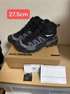 【1回使用/27.5cm】SALOMON X ULTRA 360 MID GTX サロモン エックス ウルトラ 360 ミッド ゴアテックストレッキングシューズ メンズ 登山