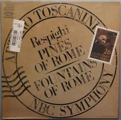 米LP Respighi / Toscanini Conducting NBC Symphony Orchestra Pines Of Rome Fountains Of Rome AGM15226 RCA GOLD SEAL /00260