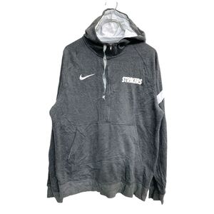 NIKE ジップアップパーカー Lサイズ ナイキ グレー 古着卸 アメリカ仕入 t2411-3272