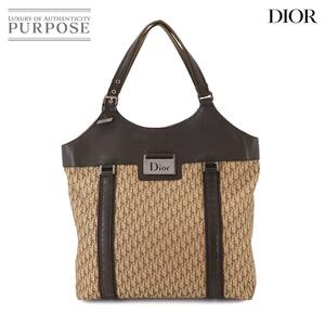 クリスチャン ディオール Christian Dior ディオリッシモ ストリートシック トロッター トート バッグ キャンバス ブラウン 90255305