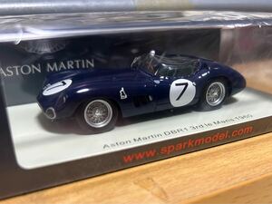 1/43 スパーク　アストンマーチン　DBR 1　#7 ルマン S2443 Aston Martin DBR1 3rd Le Mans 1960