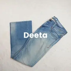 【シンチバック】Deeta フレアデニム ジーンズ サイズ32  インディゴ