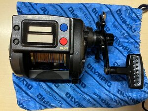 25A008 送料無料 Mamiya-OP Phoenix 2500DLS マミヤ フェニックス DIGITAL COUNTER リール 釣り 釣り具 通電/動作未確認 ジャンク扱い