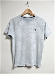 ☆UNDER ARMOUR アンダーアーマー 総柄 半袖 Tシャツ/メンズ/SM