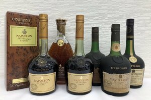 【1k酒11017F】★1円スタート★古酒・未開栓★6本セット★クルボアジェ★ブランデー★BRANDY★コニャック★COGNAC★ナポレオン★NAPOLEON