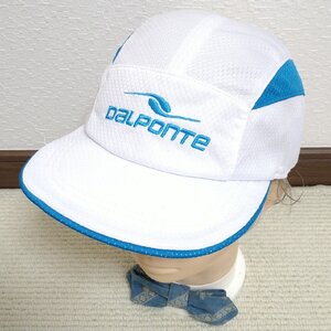 (^w^)b DalPonte ダウポンチ MARCA BRASILEIRA CRUZBOLA メッシュ キャップ CAP 帽子 フットサル アクセサリー ZOTT 白 青 C1071ｗE