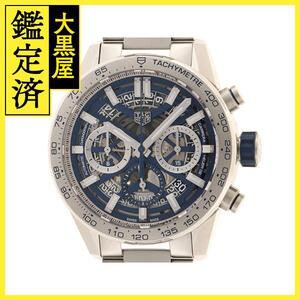 TAG HEUER　タグ・ホイヤー　カレラ　キャリバーホイヤー02　100m防水　クロノグラフ　日本限定400本　自動巻き　SS　【432】