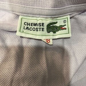 y184 LACOSTE ラコステ ノースリーブポロシャツ 38サイズ アメカジ Y2K CBOY グランジ 古着 90s レディース