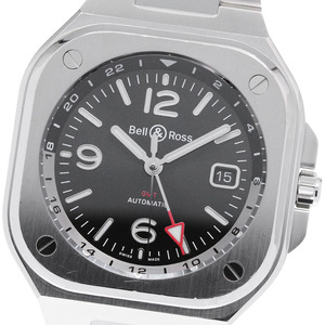 ベル＆ロス Bell＆Ross BR05G-BL-ST/SST BR05 GMT デイト 自動巻き メンズ _825577