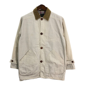 90年代 J.CREW ジェイクルー ハンティングジャケット アイボリー (メンズ S) 中古 古着 R5234