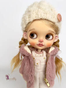 ＊ Lucalily ＊ Dolls clothes ＊ Pink fur blouson set ＊