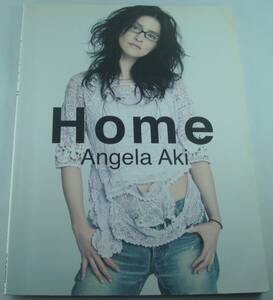 送料無料★ピアノ弾き語り アンジェラ・アキ Home 2007初版 Kiss Me Good-Bye Love Is Over Now 心の戦士 サクラ色 On&On