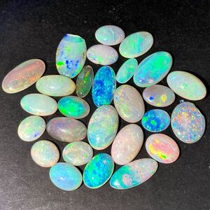 1円〜!!遊色効果!!◯天然オパールおまとめ87ct◯f 約17.4g ルース 裸石 宝石 ジュエリー jewelry opal w2め6