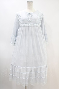 Katie / ASHBURY ethnic dress F サックス H-24-12-13-1001-LO-OP-ET-ZH