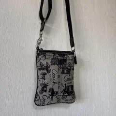 coach コーチ　ミニショルダーバック ホースアンドキヤリッジ黒