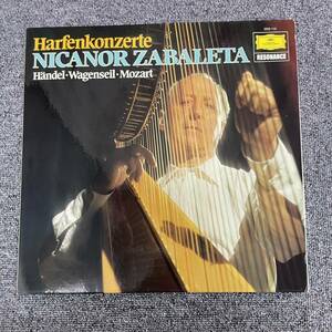 独DGG 新品未開封 LP Nicanor Zabaleta Harfenkonzerte - die virtuose harfe - hndel; wagenseil/ mozart/管理：F0826B29