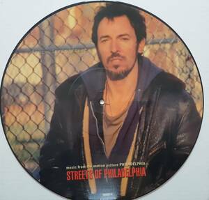 Bruce Springsteen　ブルース・スプリングスティーン　Streets Of Philadelphia 　UK盤 限定 ピクチャーディスク 12”シングルレコード