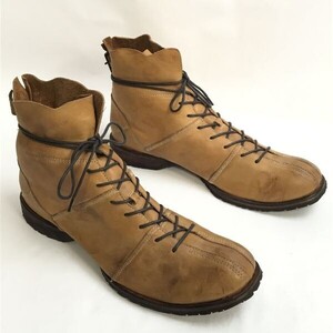 whoop-de-doo/フーピー/Whoop’EE’☆本革/カーフレザー/レースアップブーツ【26.5/茶/brown】Leather/Boots/shoes◇bWB107-4