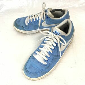 NIKE/ナイキ★コートフォース/ローカットスニーカー【27.0/水色/light blue】313561-410/sneakers/Shoes/trainers◆G-47