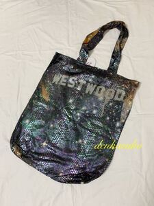 未使用タグ付き★WESTWOOD　ロゴ・プリントバッグ☆ ネビュラギャラクシー☆Vivienne　Westwood ★ヴィヴィアン　ウエストウッド★