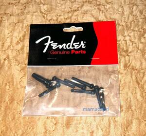 新品 Fender純正 Acoustic Guitar Bridge Pin & Strap End Pin Sets Blackフェンダー アコースティック ギター ブリッジ & ストラップ ピン