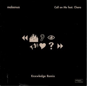 大名曲 mabanua(マバヌア)アナログ7インチ　リミックスEP『Call on Me feat. Chara Knxwledge Remix』