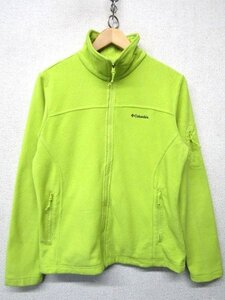 S2199:使用感あり vintage Columbia コロンビア ジャケット/Women’S M/黄色/レディース フリース アウトドア ブルゾン