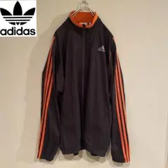 adidas ナイロントラックジャケット　国旗タグ　ヴィンテージ