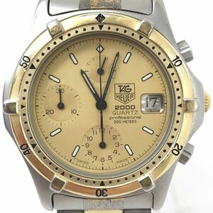 TAGHEUER タグホイヤー PROFESSIONAL プロフェッショナル 腕時計 264.006/1 クオーツ 2000シリーズ カレンダー コレクション 動作確認済