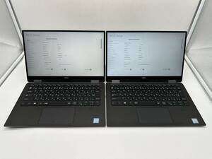 ジャンク ／2台セット／Dell　デル XPS 13　9365 2in1 P71G／ Intel Core I5-8200Y 1.30Ghz／　256G／ 8G