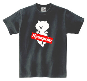 【パロディ黒S】5ozニャンプリム猫Tシャツ面白いおもしろうけるネタプレゼント送料無料・新品