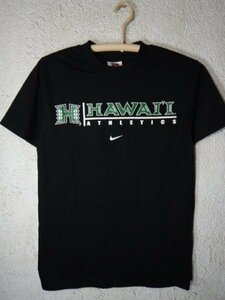 to3310　美品　NIKE　TEAM　ナイキ　メキシコ製　vintage　ビンテージ　ハワイ　ウォーリアーズ　ハワイ大学　半袖　tシャツ　送料格安