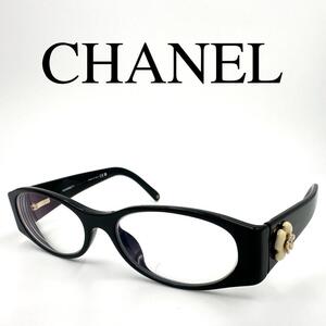 CHANEL シャネル メガネ 度入り 3101 ココマーク ケース付き