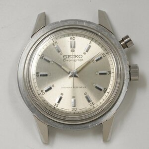 セイコー SEIKO 腕時計 本体のみ 5719-8992 ワンプッシュクロノグラフ 1968年製 Cal. 5719A ベゼル欠損 手巻き 中古 動作品 1円～