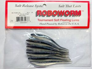 ★新品★ ROBOWORM ロボワーム Alive Shad アライブシャッド 3インチ 10本 24 検)シャッドインパクト シャッドシェイプ ドライブスティック