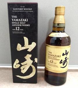 ◇ 未開栓 SUNTORY サントリー 山崎 12年 シングルモルト ウイスキー 700ml 43％ 箱付 ◇