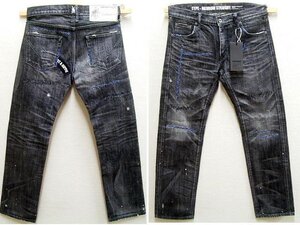 ◇即決[S]未使用品 NEIGHBORHOOD 09SS ANCHOR.SAVAGE.NARROW/14OZ-PT ナロー アンカー 錨 サベージデニム ブラック パンツ■4205