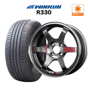 サマータイヤ ホイール 4本 レイズ ボルク TE37 ソニック SL ウインラン R330 165/50R15