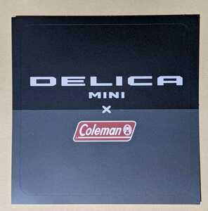 三菱 デリカ ミニ コールマン ステッカー DELICA MINI Coleman グレー