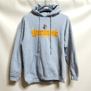 D6 CIAPPAREL 灰色 VIKINGS バイキングス プルオーバー パーカー スウェット NFL NBA MLB ビンテージ アメリカ USA 古着 メンズ 00s 90s