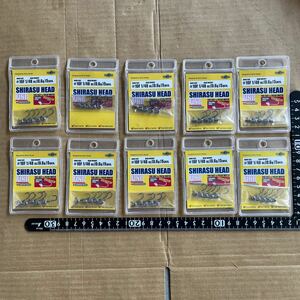 エコギア　ジグヘッド　シラスヘッドファイン 　＃10F　1/48oz(0.6g)