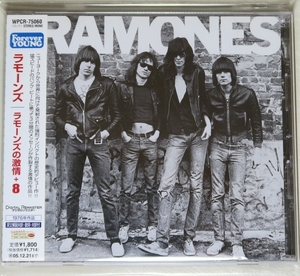 ☆ ラモーンズ RAMONES ラモーンズの激情 + 8 RAMONES デジタル・リマスター 日本盤 帯付き WPCR-75060 新品同様 ☆