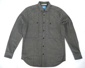 Penfield ペンフィールド 海外企画 BDワークシャツ (S) 中古サンプル品 ごま塩