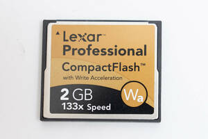 #129n Lexar Professional レキサー プロフェッショナル CFカード 2GB 133x コンパクトフラッシュ CompactFlash Card