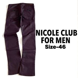 ★The Stylish！Unisex★Size-46★NICOLE CLUB FOR MEN Lot No.5564-5110★