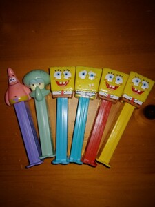 PEZ　スポンジ・ボブ　スポンジボブ　コンプリート６個セット　ペッツ