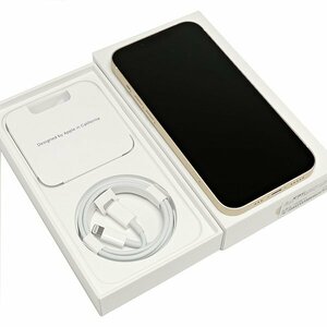 未使用 Apple iPhone13 128GB スターライト MLND3J/A バッテリ100% SIMフリー A2631