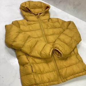 UNIQLOキッズ　150 イエロー　帽子取り外し不可 良品 Ｉ-74