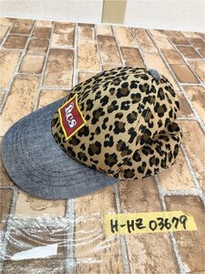 RODEO CROWNS ロデオクラウンズ レディース ヒョウ柄 キャップ帽 F ベージュ